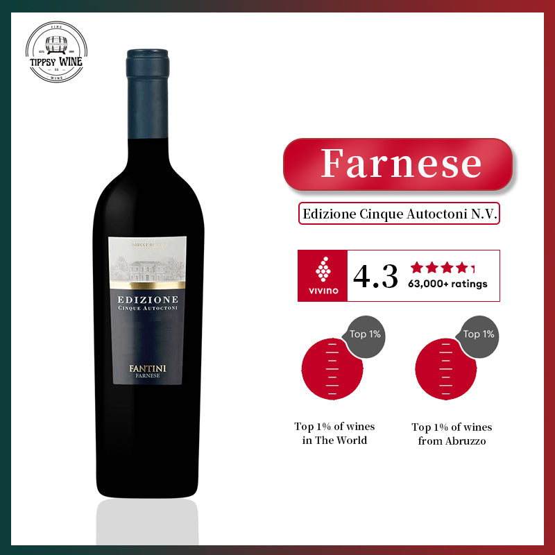 Fantini Edizione Cinque Autoctoni N.V. 750ml 14%·Italy Abruzzo·Sangiovese·Red Wine