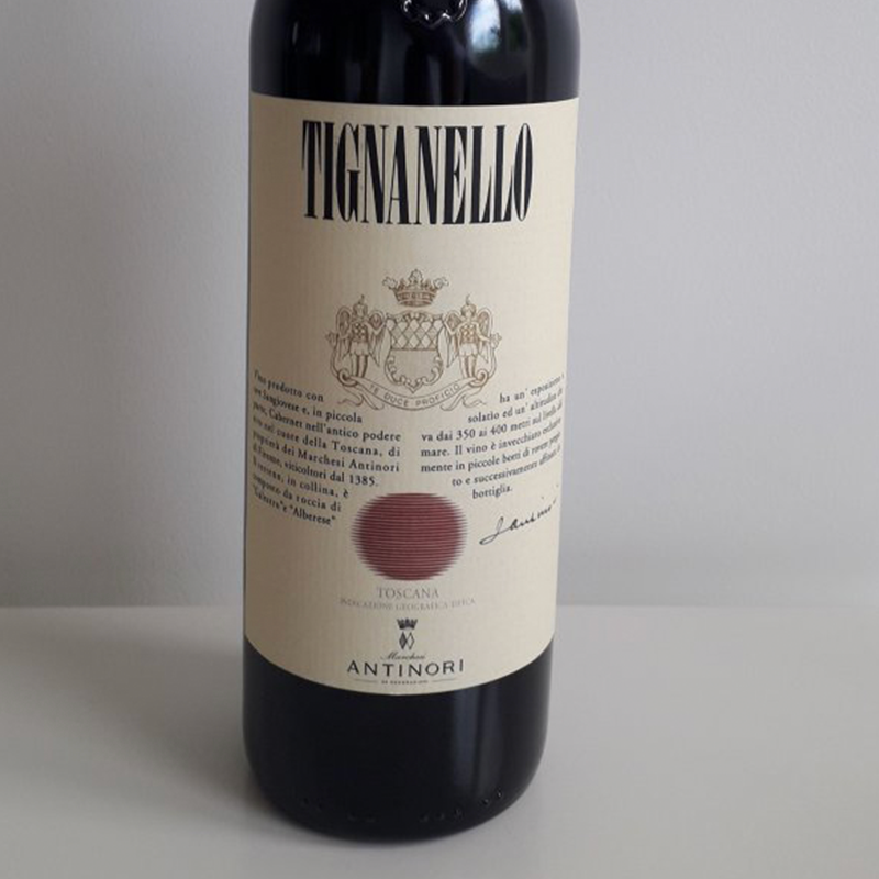 Antinori Tignanello 2020 750ml 14%·Italy Toscana·Sangiovese & Cabernet Sauvignon & Cabernet Franc·Red Wine