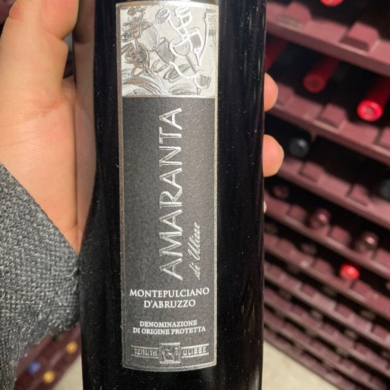 Tenuta Ulisse Amaranta Montepulciano d'Abruzzo 2018 750ml 14%·Italy Abruzzo·Montepulciano·Red Wine