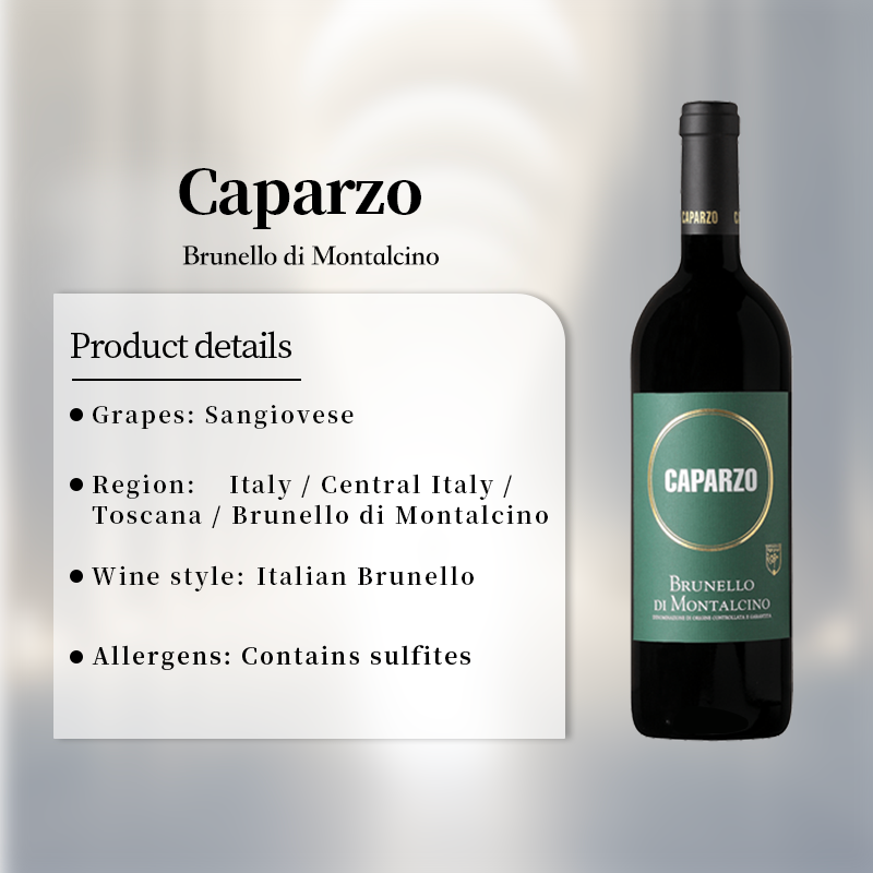 Caparzo Brunello di Montalcino DOCG 2019 Italy Red Wine 750ml 14%