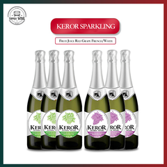 Keror French Sparkling Wine Red and White Sparkling Wine with Fruit Juice Tasty 750ml 0%