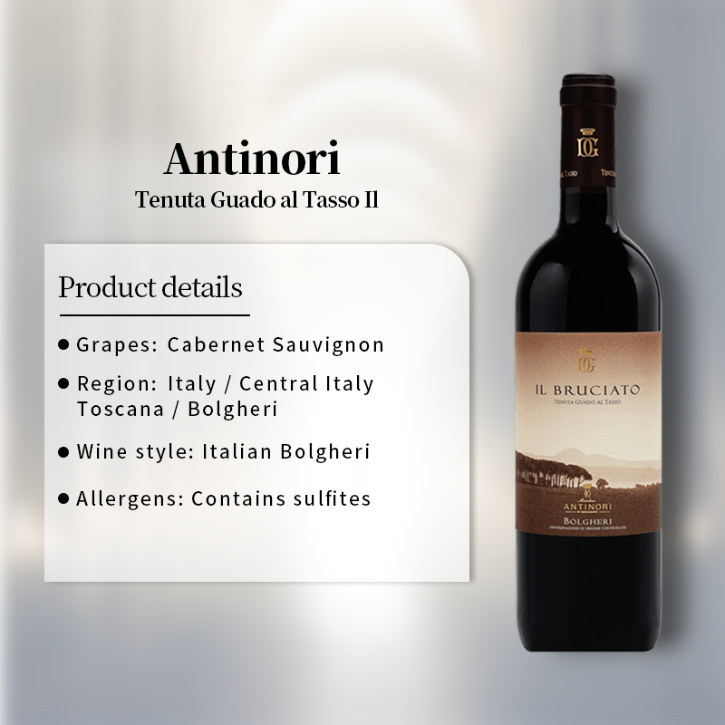 Antinori Tenuta Guado al Tasso Il Bruciato Bolgheri 2020 750ml 14%·Italy·Cabernet Sauvignon·Red Wine