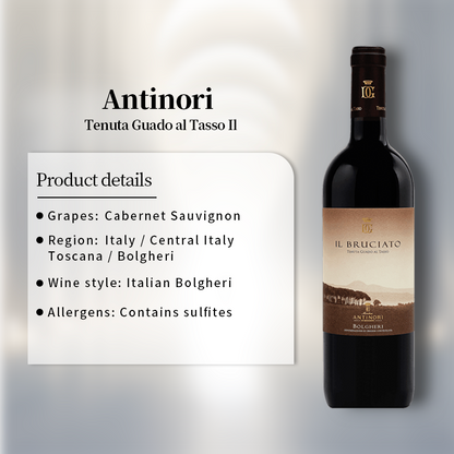 Antinori Tenuta Guado al Tasso Il Bruciato Bolgheri 2020 750ml 14%·Italy·Cabernet Sauvignon·Red Wine