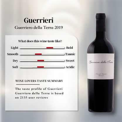 Guerrieri Guerriero della Terra 2019 750ml 15%·Central Italy Marche·Sangiovese & Montepulciano·Red Wine