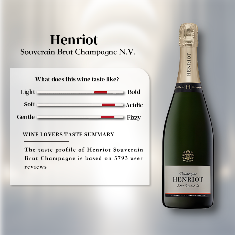 Henriot Souverain Brut Champagne N.V. 750ml 12%·France Champange·Pinot Noir·Champagne