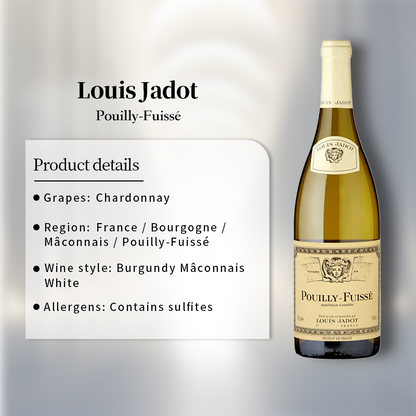 Louis Jadot Pouilly-Fuisse 2021 750ml 13%·France·Chardonnay·White Wine