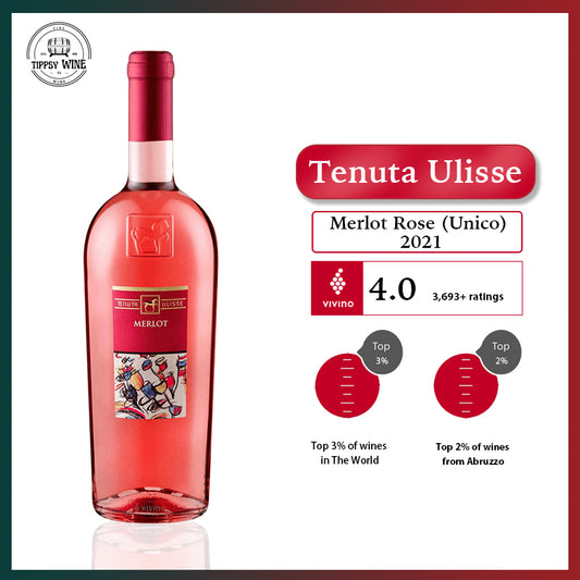 Tenuta Ulisse Merlot Rose (Unico) 2021 750ml 13%·Italy Abruzzo·Merlot·Rose Wine