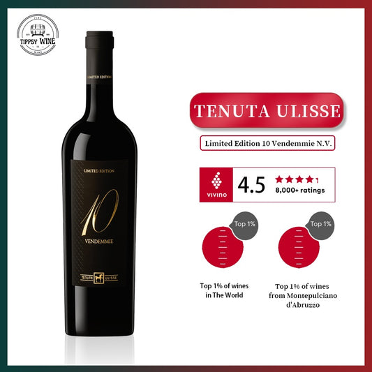 Tenuta Ulisse Limited Edition 10 Vendemmie N.V. 750ml 14.5%·Italy·Montepulciano d'Abruzzo·Montepulciano·Red Wine