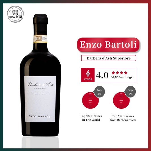 Enzo Bartoli Barbera d’Asti Superiore 2018 750ml 14%·Italy Piemonte·Barbera·Italian Barbera·Red Wine