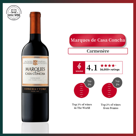 Marques de Casa Concha Carmenere 2020 750ml 14%·Chile Central Valley Peumo·Carménère·Chilean Carménère·Red Wine