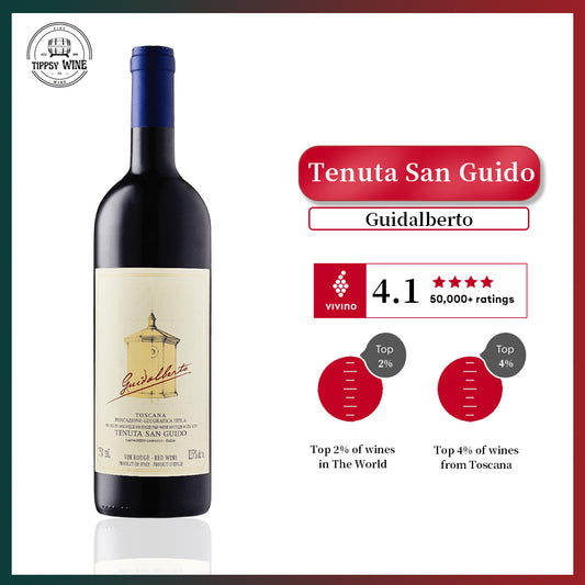 Tenuta San Guido Guidalberto 2021 750ml 14%·Central Italy Toscana·Merlot·Red Wine