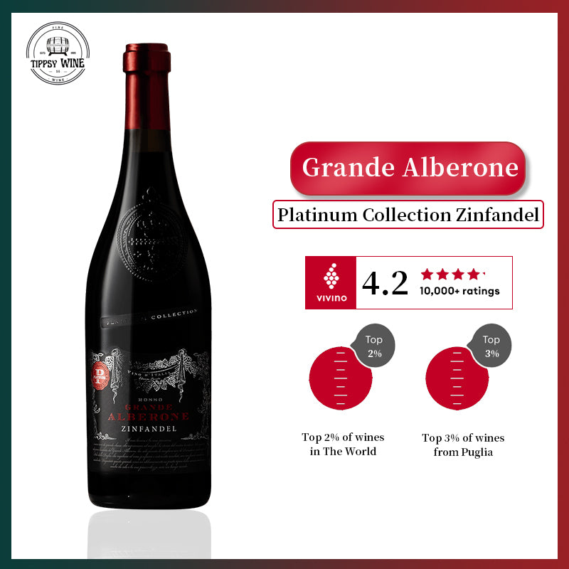 Grande Alberone Zinfandel Platinum Collection 2020 750ml 15%·Italy Puglia·Zinfandel·Red Wine