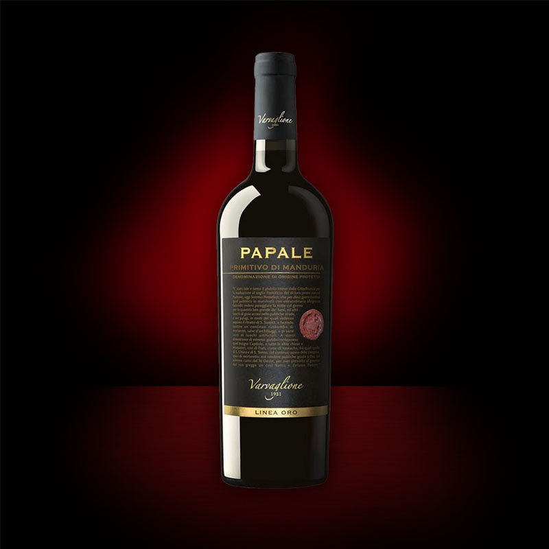 Varvaglione Papale Linea Oro Primitivo di Manduria 2019 750ml 14.5%·Southern Italy Puglia·Primitivo·Red Wine