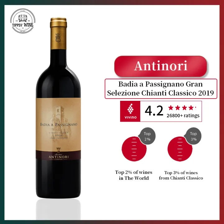 Antinori Badia a Passignano Gran Selezione Chianti Classico 2019 750ml 13.5%·Italy Toscana·Sangiovese·Red Wine