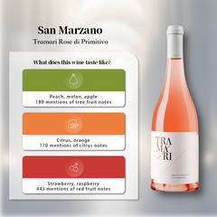 San Marzano Tramari Rose di Primitivo 2022 750ml 13%·Italy·Zinfandel·Rose Wine