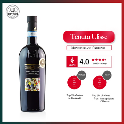 Tenuta Ulisse Montepulciano d'Abruzzo (Unico) 2021 750ml 14%·Italy Montepulciano d'Abruzzo·Montepulciano·Red Wine