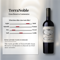 TerraNoble Gran Reserva Carmenere 2020 750ml 14%·Chile·Carménère·Red Wine