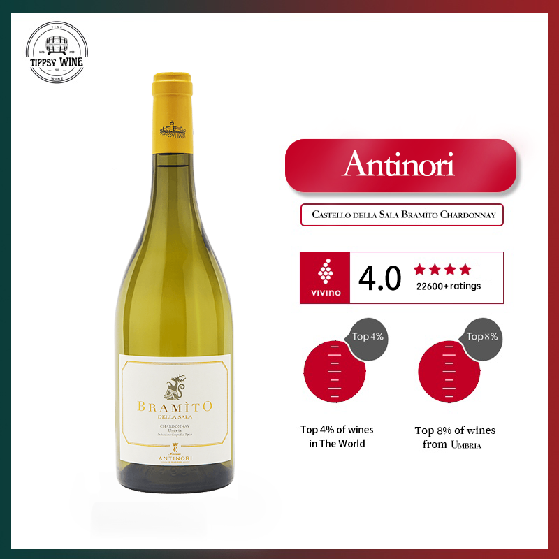 Antinori Castello della Sala Bramito Chardonnay 2022 750ml 13%·Italy·Chardonnay·White Wine