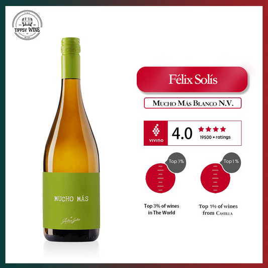 Felix Solis Mucho Mas Blanco N.V. 750ml 12.5%·Spain·Blend·White Wine