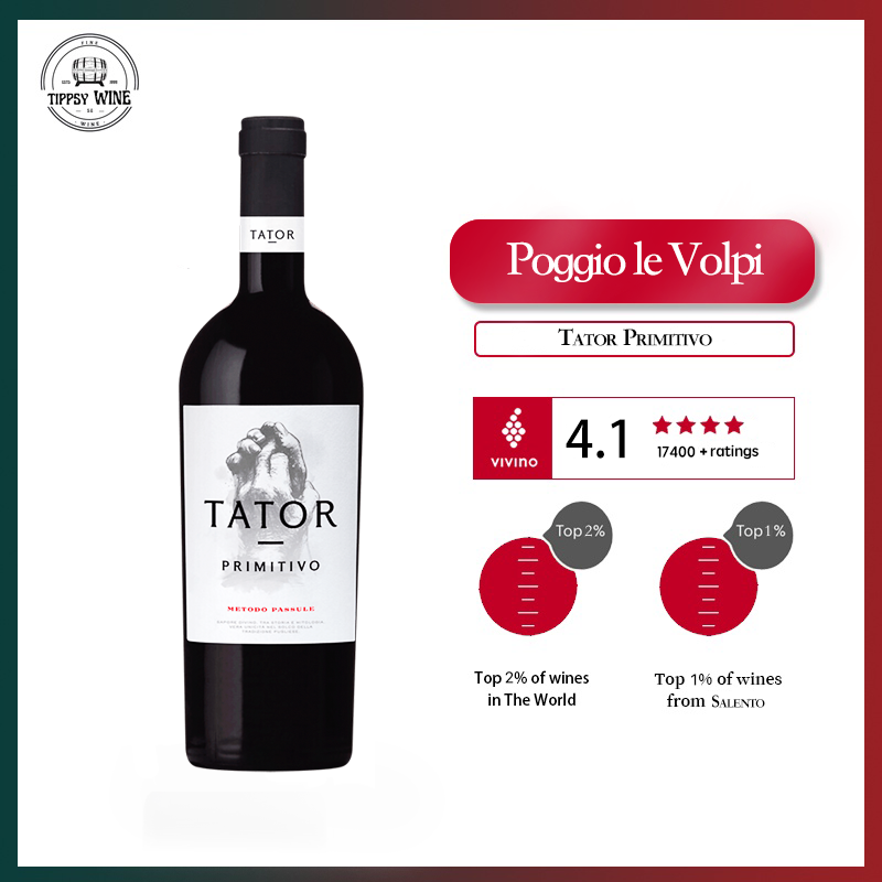 Poggio le Volpi Tator Primitivo 2021 750ml 14.5%·Italy·Primitivo·Red Wine