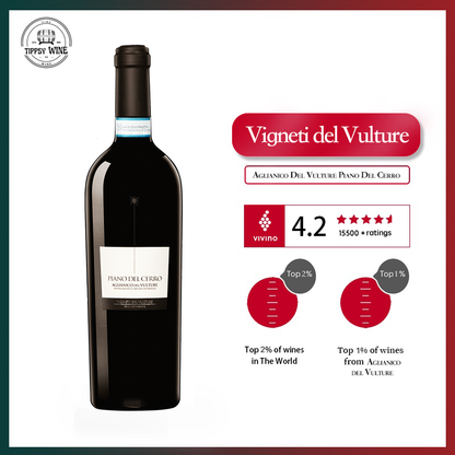 Vigneti del Vulture Aglianico Del Vulture Piano Del Cerro 2019 750ml 14.5%·Italy·Aglianico·Red Wine