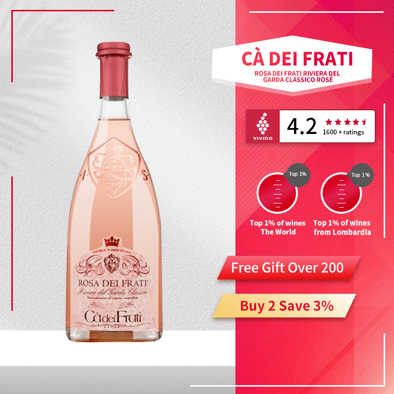 Ca dei Frati Rosa dei Frati Riviera del Garda Classico Rose 2022 Italy Rose Wine 750ml 12.5%