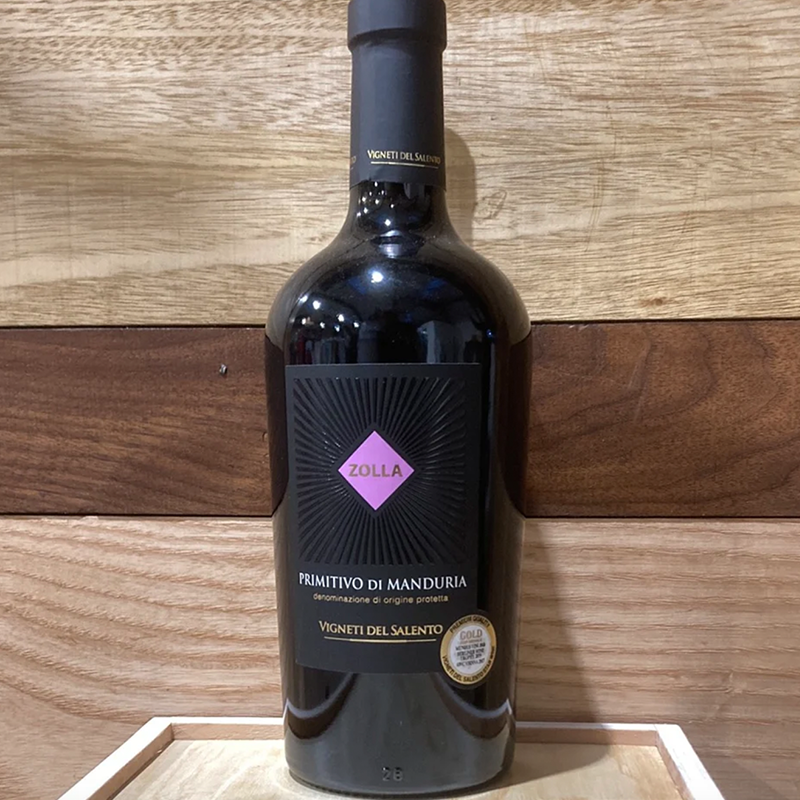 Vigneti del Salento Primitivo di Manduria Zolla 2021 Italy Red Wine 750ml 14%